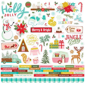 Simple Stories - Snow Pine Lodge - Cardstock Sticker Sheet