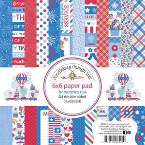 Doodlebug Design - Hometown USA - 6x6 Paper Pad