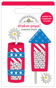 Doodlebug Design - Hometown USA - Freedom Fireworks Shaker-Pops