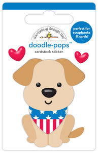 Doodlebug Design - Hometown USA - Patriotic Puppy Doodle-Pops