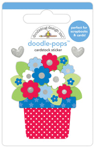 Doodlebug Design - Hometown USA - Festive Floral Doodle-Pops