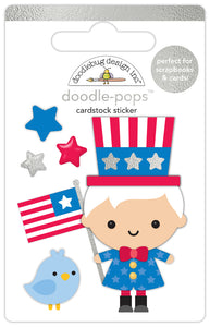 Doodlebug Design - Hometown USA - Uncle Sam Doodle-Pops