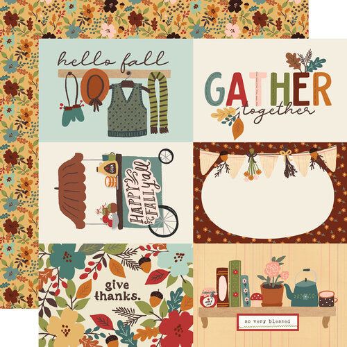 Simple Stories - Cider & Donuts - 12x12 Cardstock - 4x6 Elements