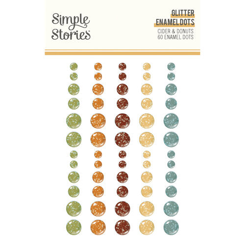 Simple Stories - Cider & Donuts - Glitter Enamel Dots