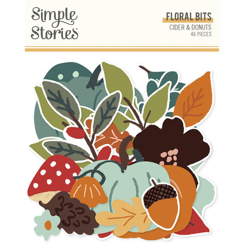 Simple Stories - Cider & Donuts - Floral Bits & Pieces