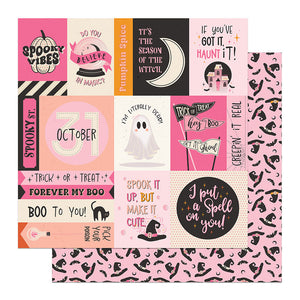 Photo Play - Lil' Boo Thing - Hey Boo 12x12 Cardstock