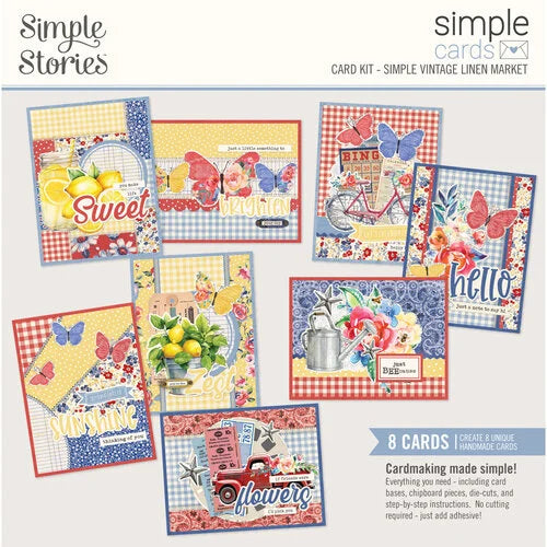 Simple Stories - Simple Vintage Linen Market - Simple Cards Kit