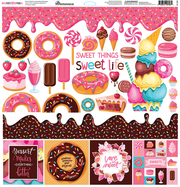 Reminisce - Sweet Treats - 12x12 Sticker Sheet