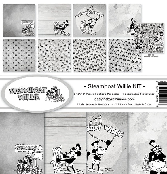 Reminisce - Steamboat Willie 12x12 Collection Kit