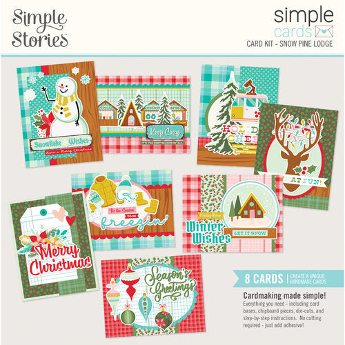 Simple Stories - Snow Pine Lodge - Simple Cards Card Kit