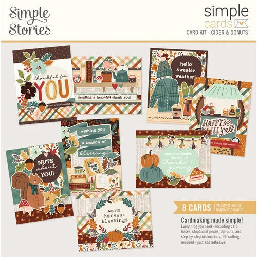 Simple Stories - Cider & Donuts - Simple Cards Card Kit