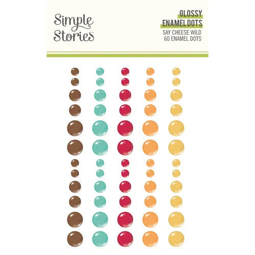 Simple Stories - Say Cheese Wild - Glossy Enamel Dots