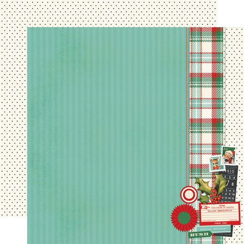 Simple Stories - Simple Vintage Holly Jolly - For Goodness Sake! Paper