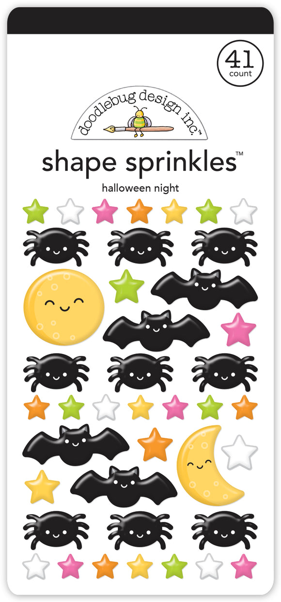 Doodlebug Design Hey Pumpkin - Halloween Night Shape Sprinkles