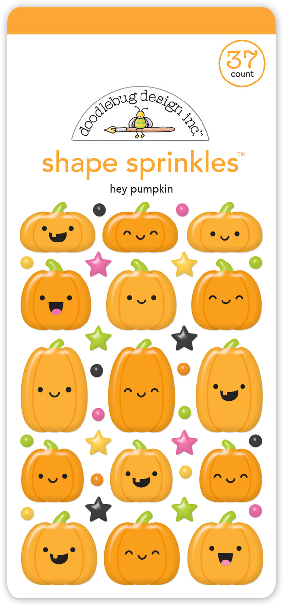 Doodlebug Design Hey Pumpkin -  Hey Pumpkin Shape Sprinkles