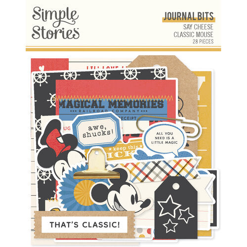 Simple Stories - Say Cheese Classic Mouse -  Journal Bits & Pieces