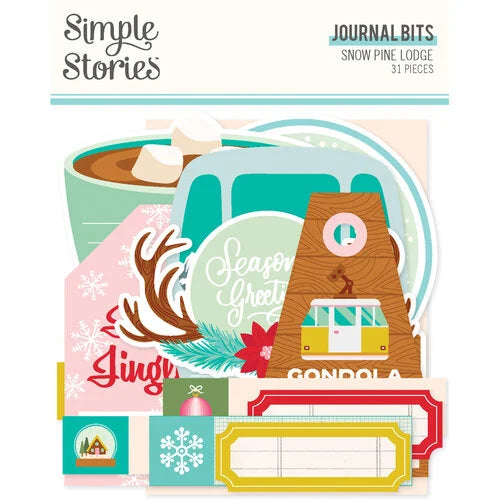 Simple Stories - Snow Pine Lodge - Journal Bits & Pieces