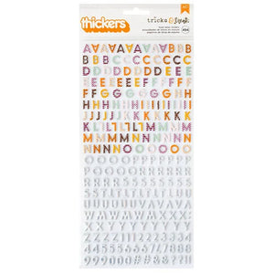 American Crafts - Paige Taylor Evans - Tricks & Treats - Letter Thickers