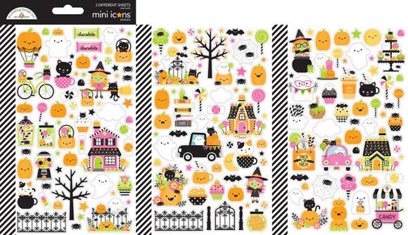 Doodlebug Design - Hey Pumpkin - Mini Icons Stickers