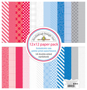 Doodlebug Design - Hometown USA - Petite Prints Assortment Pack