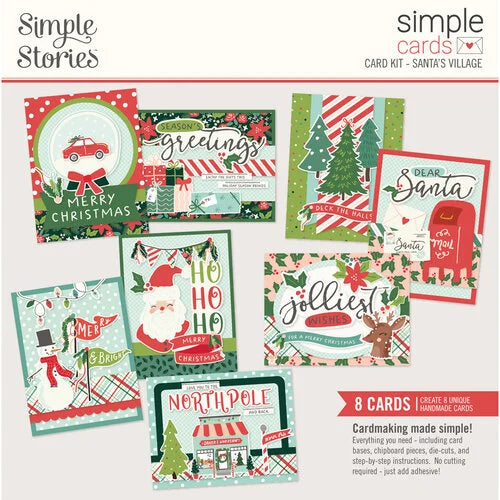 Simple Stories - Santa's Village - Simple Cards Card Kit